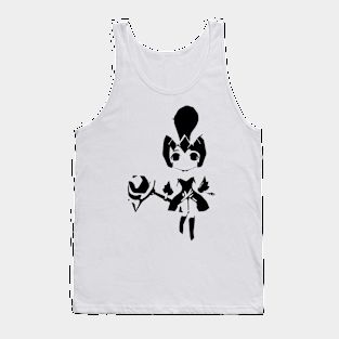 Polar Queen (moonlight priest) minimal silhouette white Tank Top